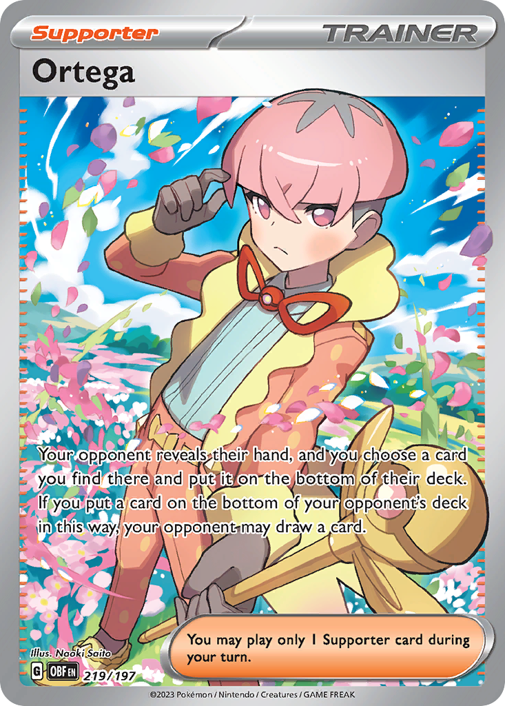 Ortega Pokémon card