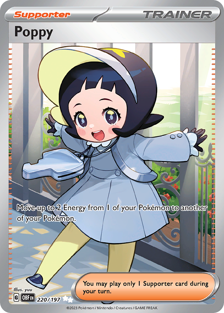 Poppy Pokémon card