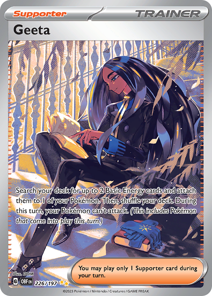 Geeta Pokémon card