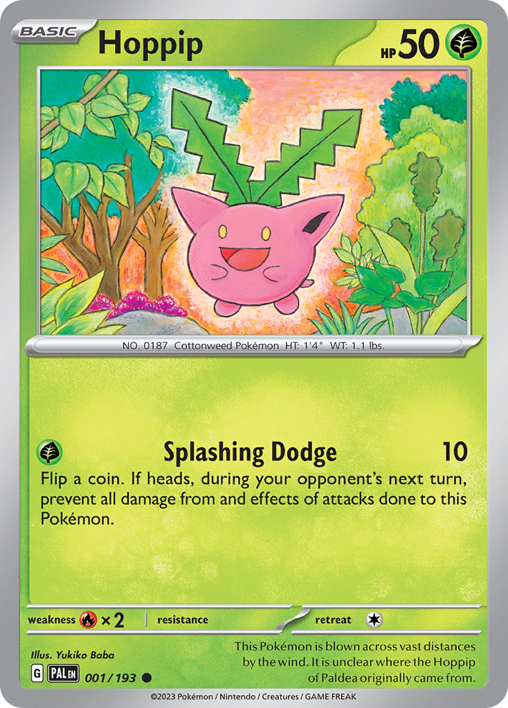 Hoppip Pokémon card