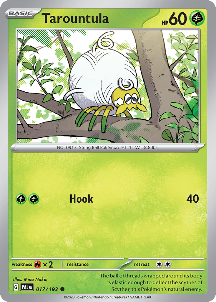 Tarountula Pokémon card