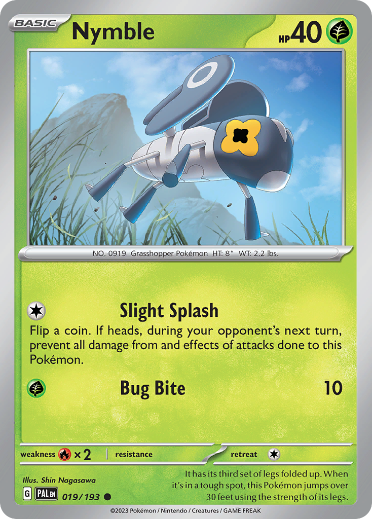 Nymble Pokémon card