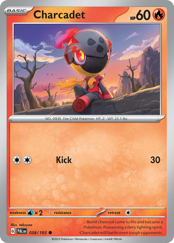 Charcadet Pokémon card