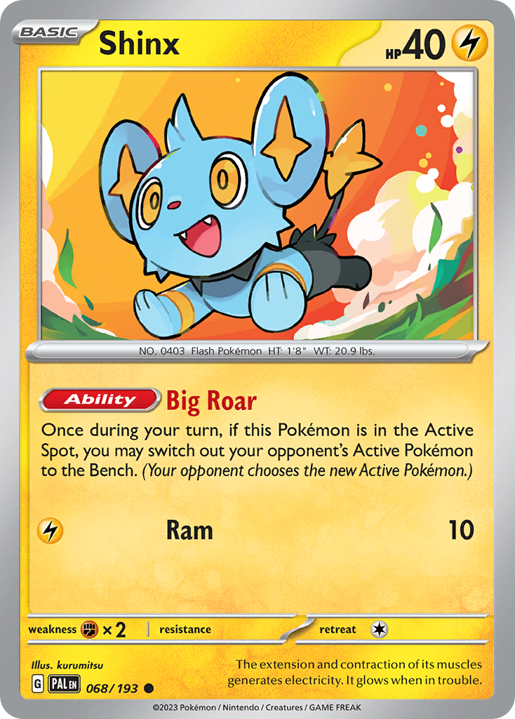 Shinx Pokémon card