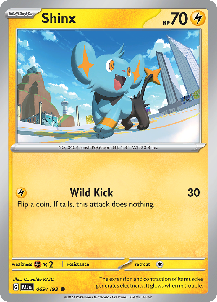 Shinx Pokémon card