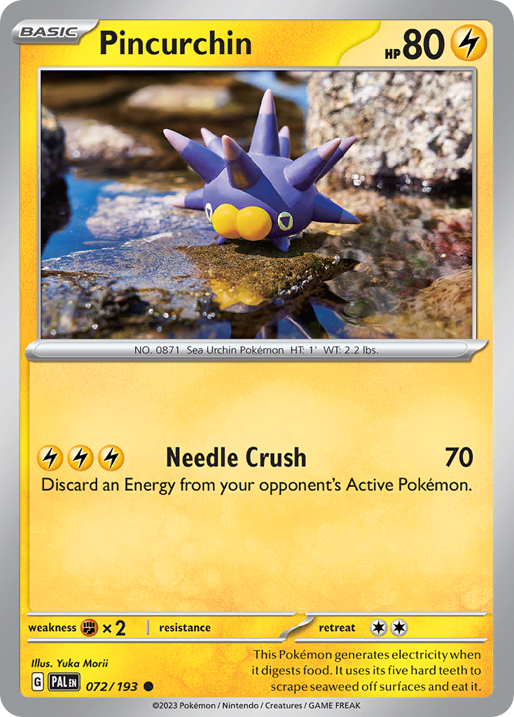 Pincurchin Pokémon card