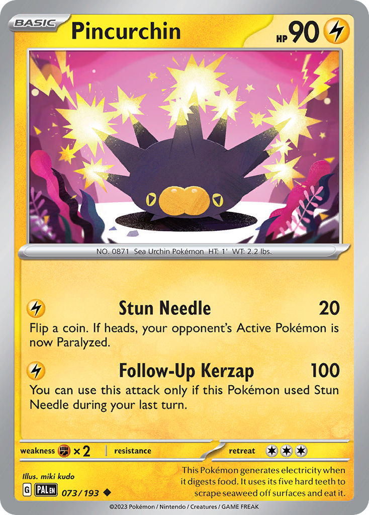 Pincurchin Pokémon card
