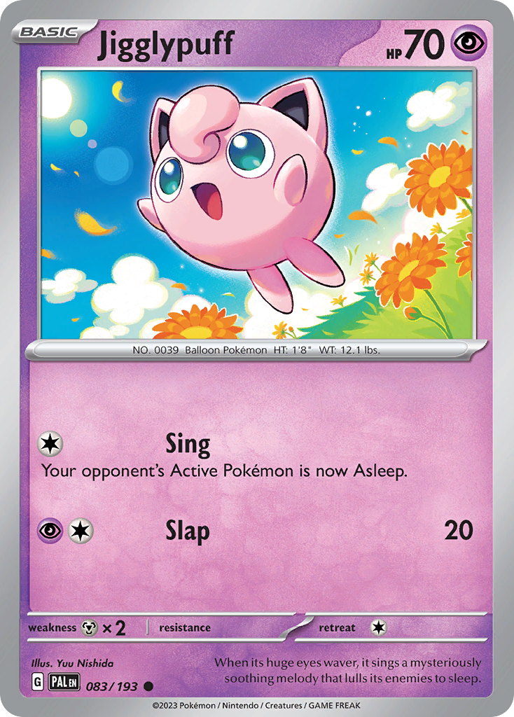 Jigglypuff Pokémon card