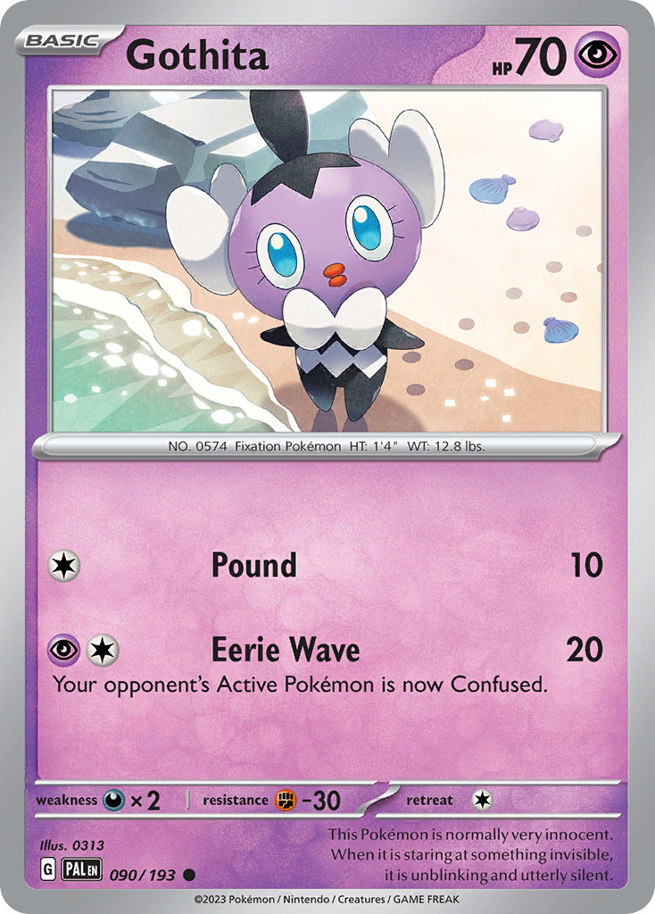 Gothita Pokémon card