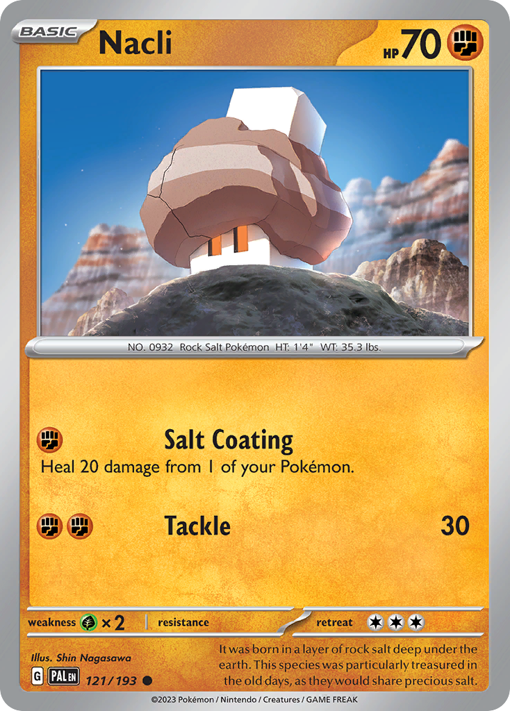 Nacli Pokémon card
