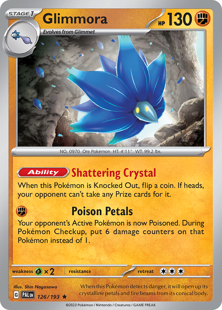 Glimmora Pokémon card