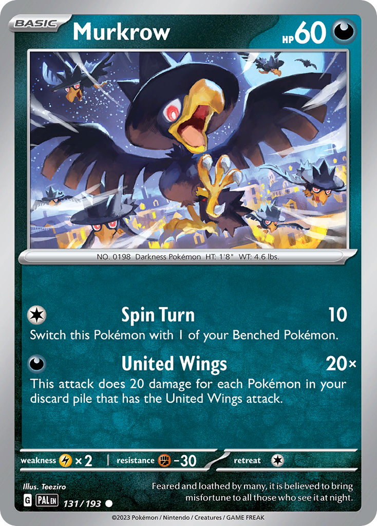 Murkrow Pokémon card