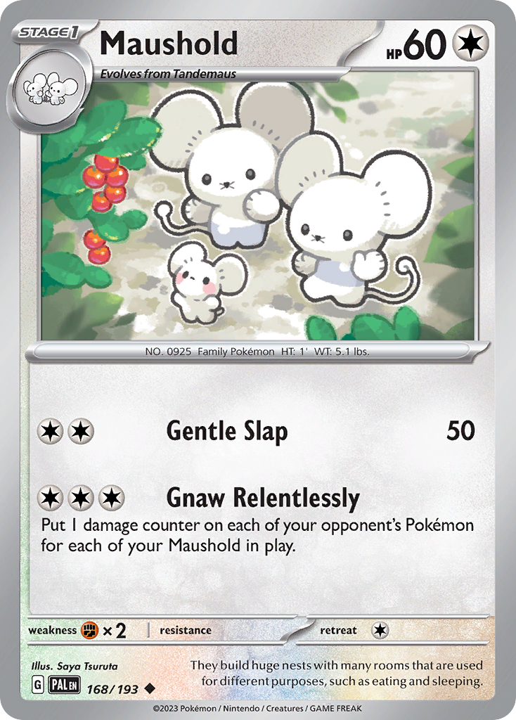 Maushold Pokémon card