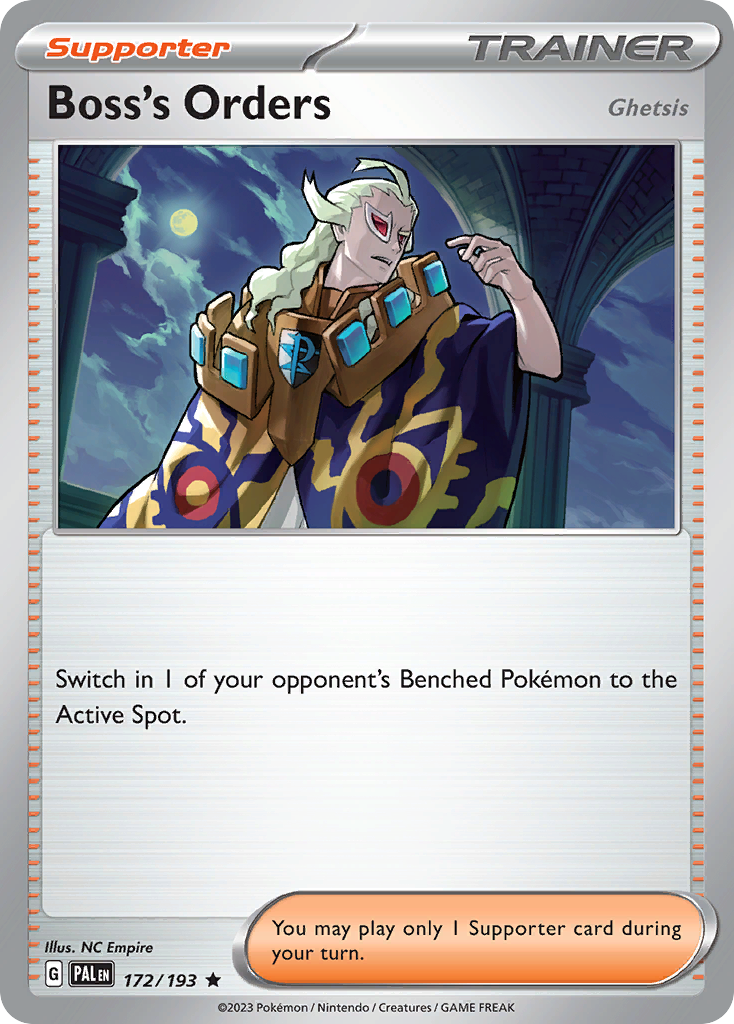 Boss's Orders [Ghetsis] Pokémon card
