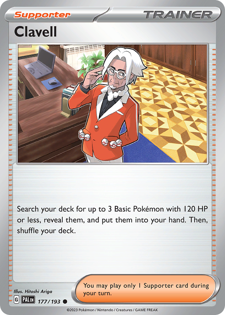 Clavell Pokémon card