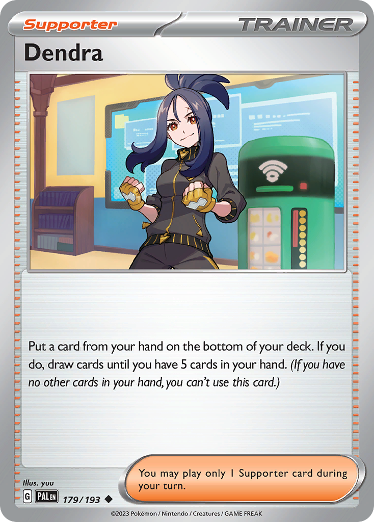 Dendra Pokémon card