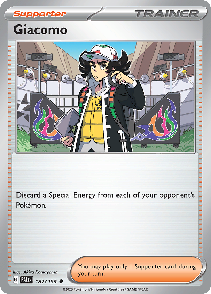 Giacomo Pokémon card