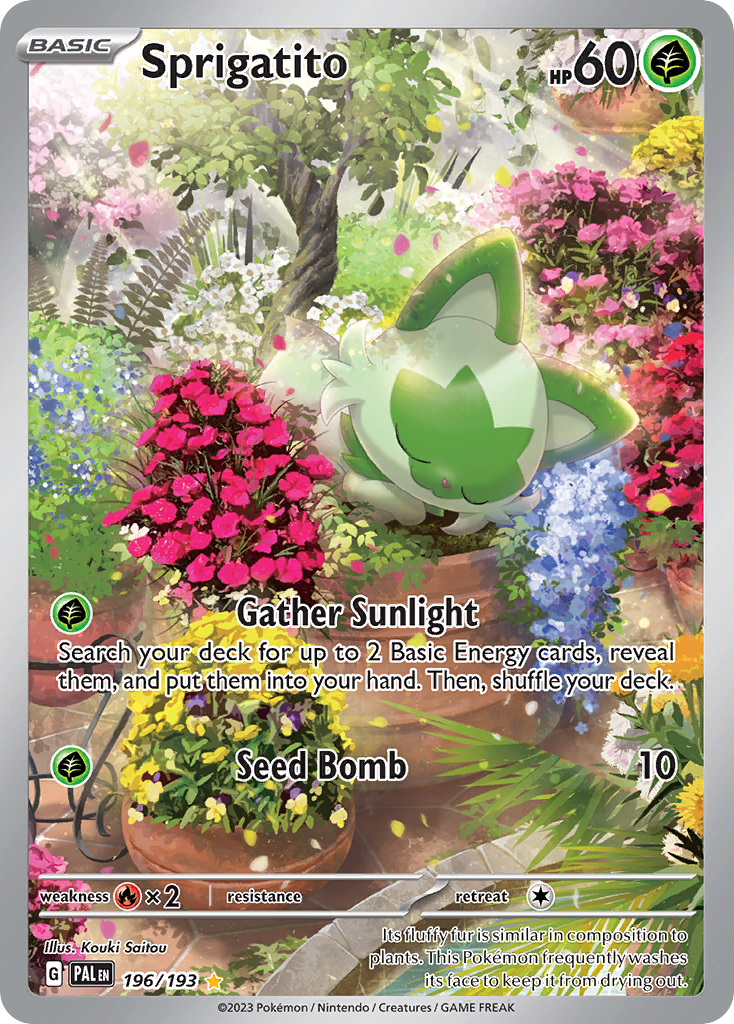 Sprigatito Pokémon card