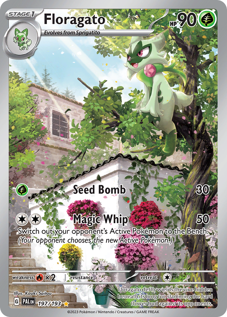 Floragato Pokémon card
