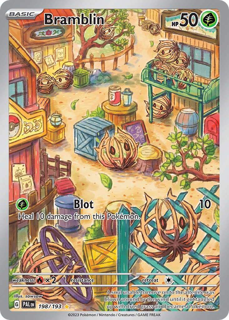 Bramblin Pokémon card