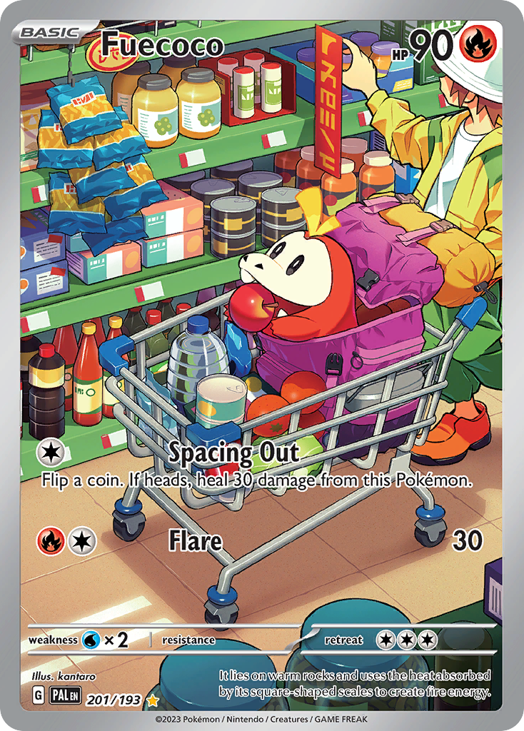 Fuecoco Pokémon card