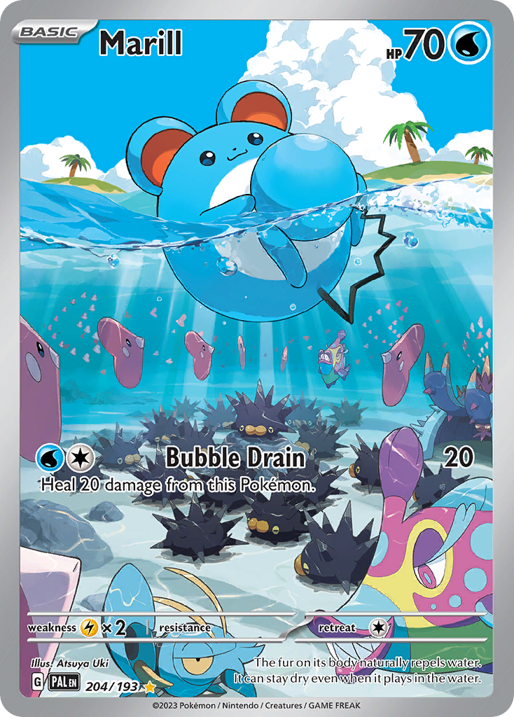 Marill Pokémon card