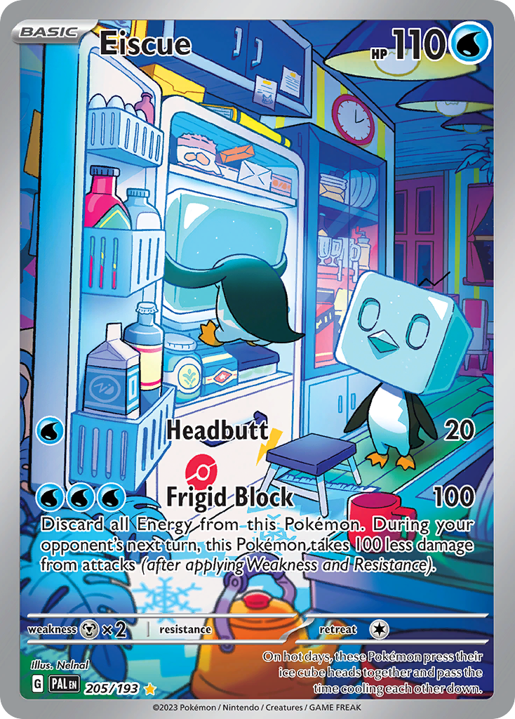 Eiscue Pokémon card