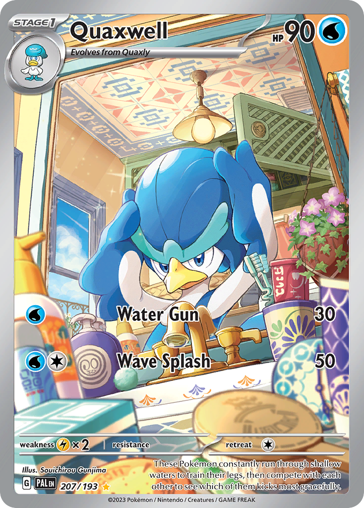 Quaxwell Pokémon card