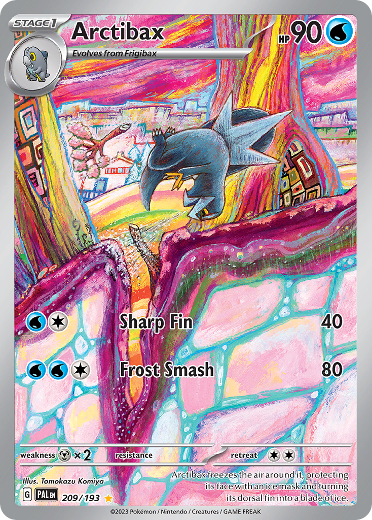 Arctibax Pokémon card