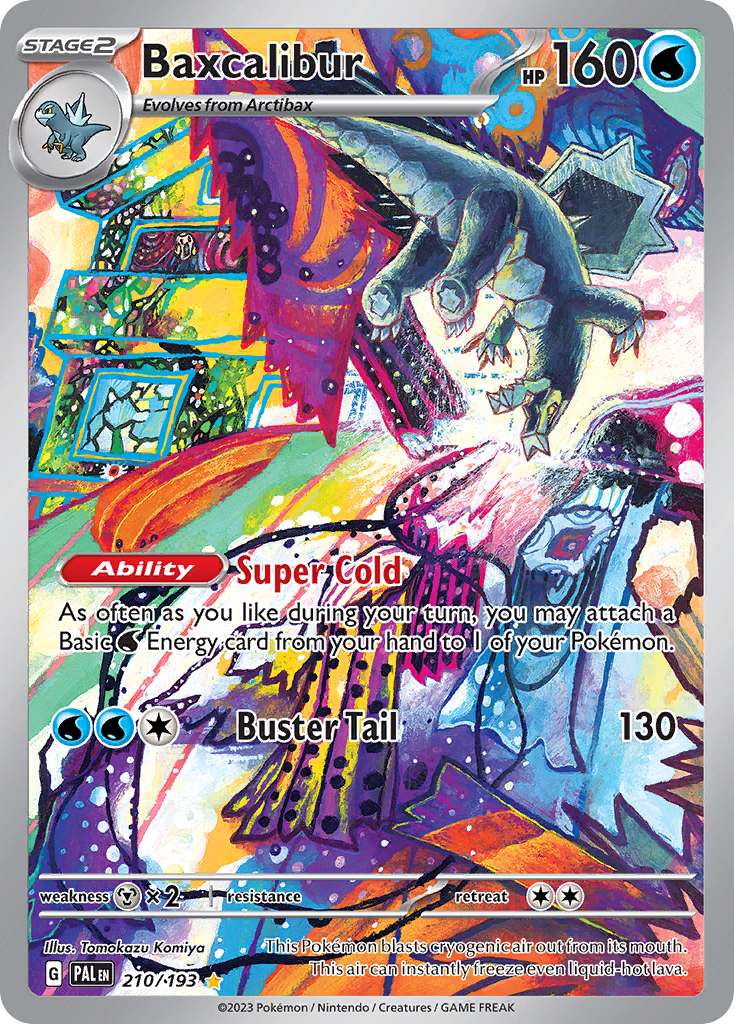 Baxcalibur Pokémon card