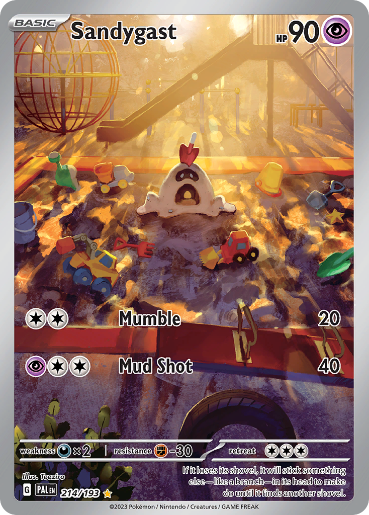Sandygast Pokémon card