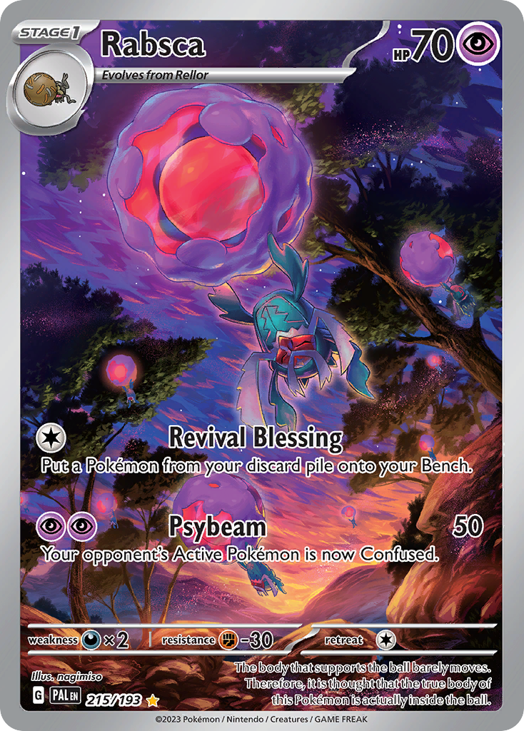 Rabsca Pokémon card