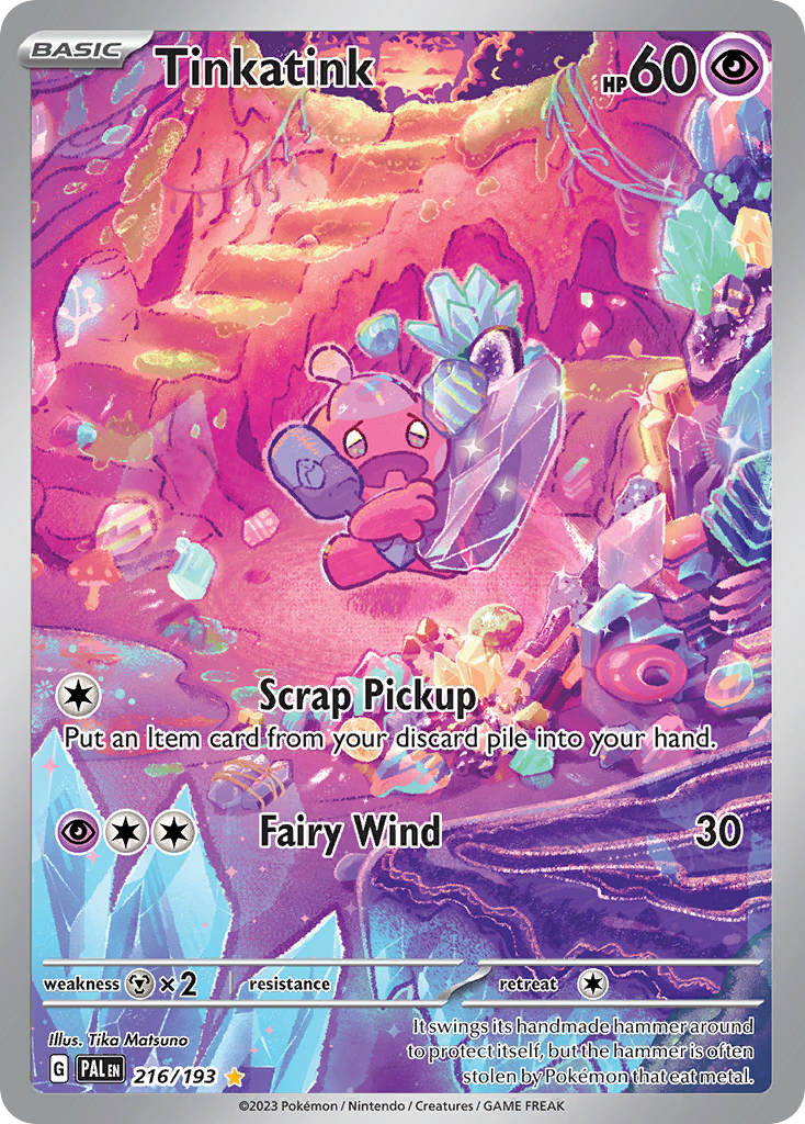 Tinkatink Pokémon card