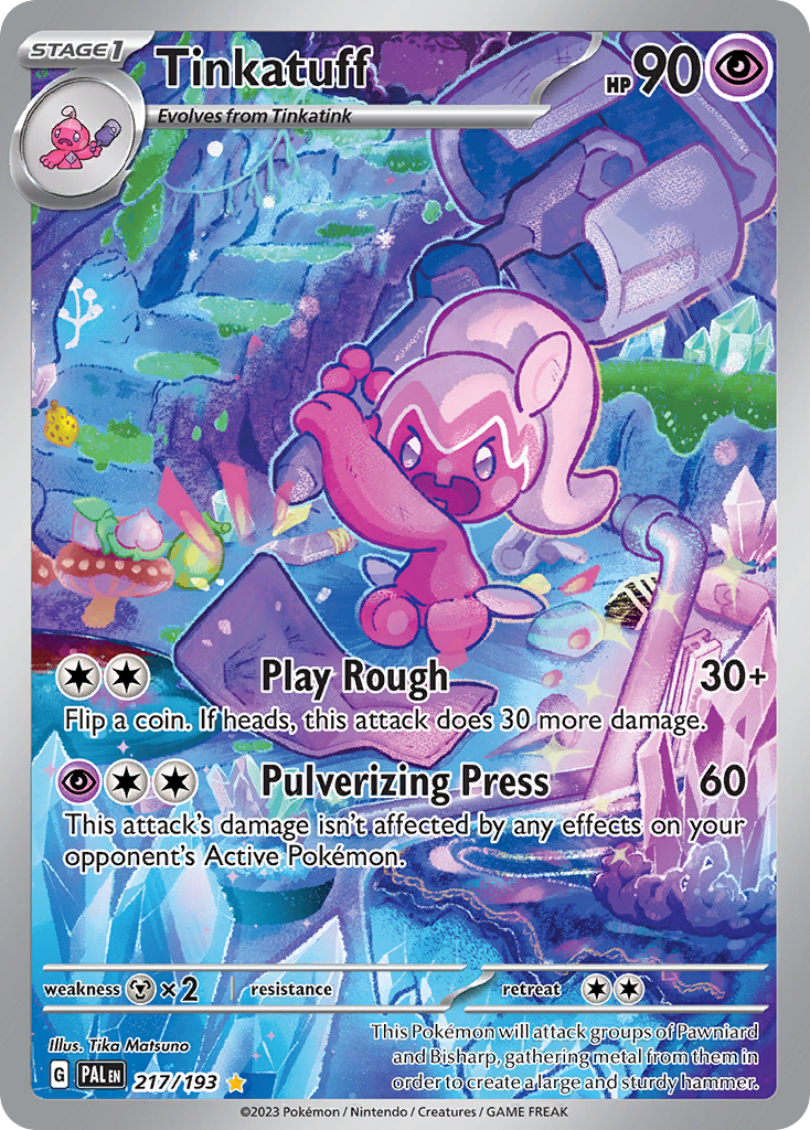 Tinkatuff Pokémon card