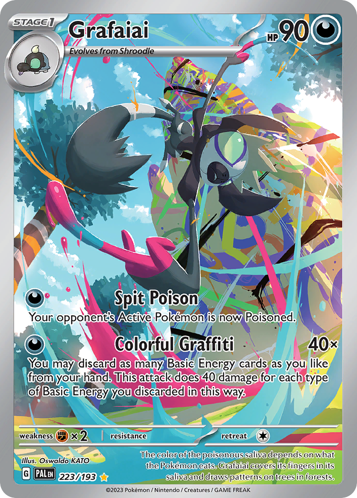 Grafaiai Pokémon card