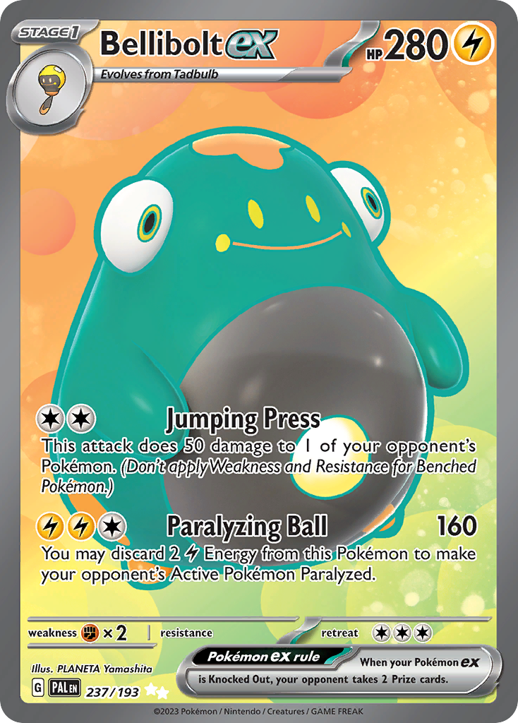 Bellibolt ex Pokémon card