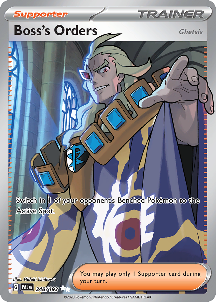 Boss's Orders [Ghetsis] Pokémon card