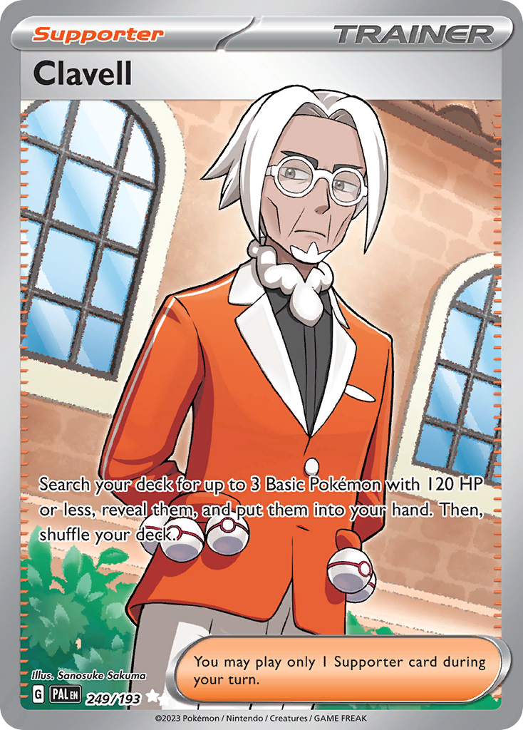 Clavell Pokémon card