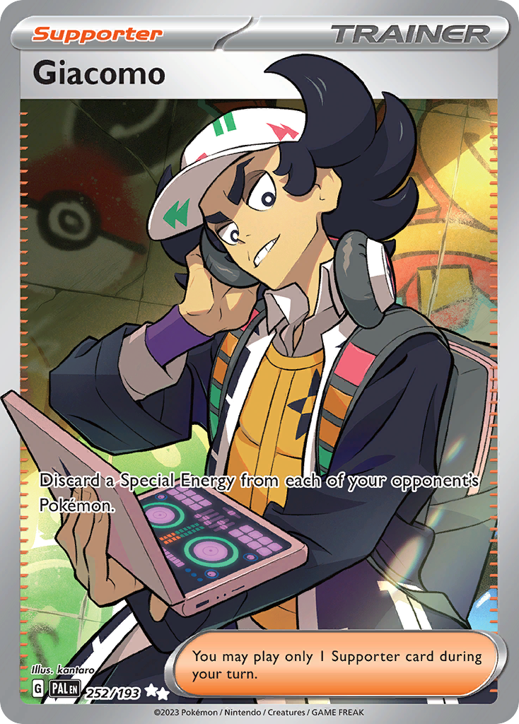 Giacomo Pokémon card