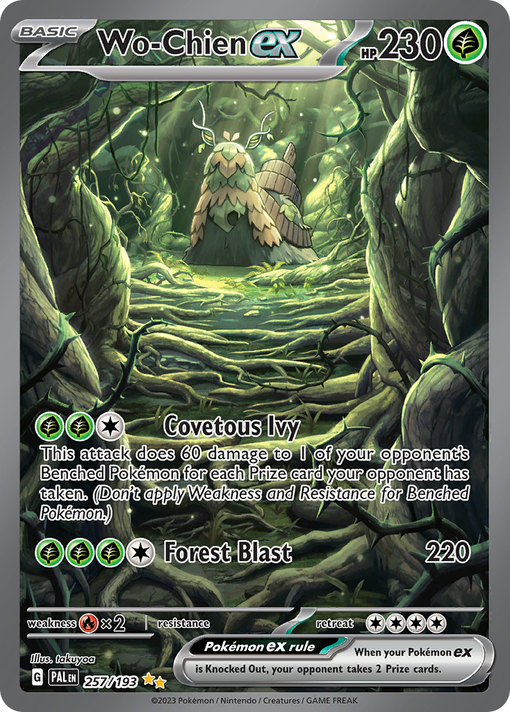 Wo-Chien ex Pokémon card