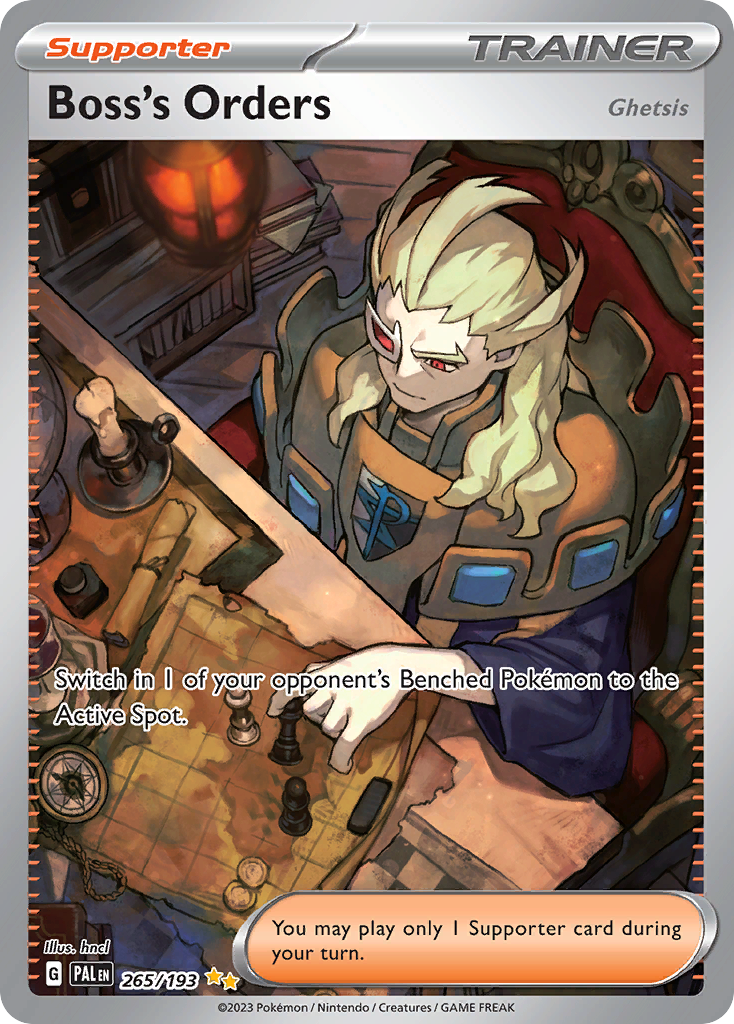 Boss's Orders [Ghetsis] Pokémon card