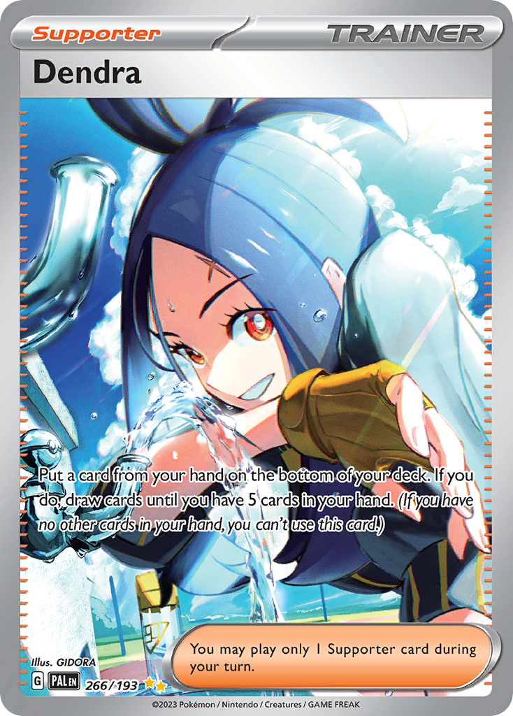 Dendra Pokémon card