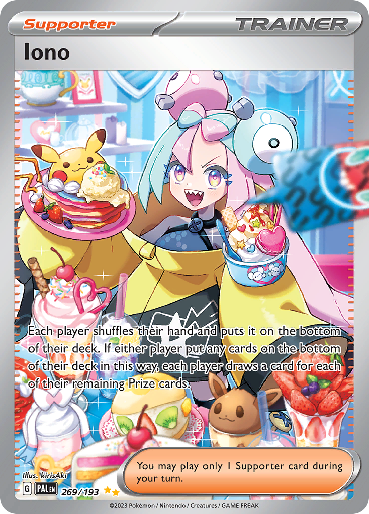 Iono Pokémon card