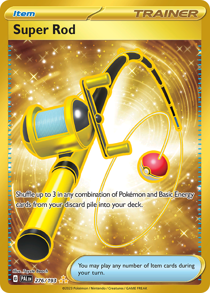 Super Rod Pokémon card