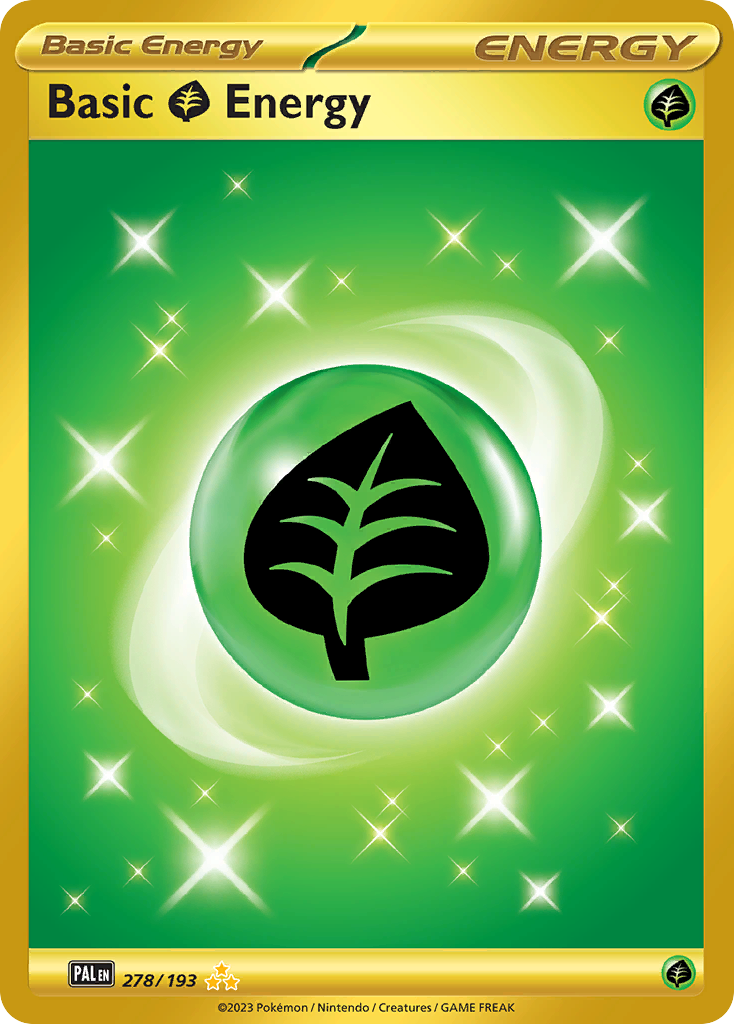Basic Grass Energy Pokémon card