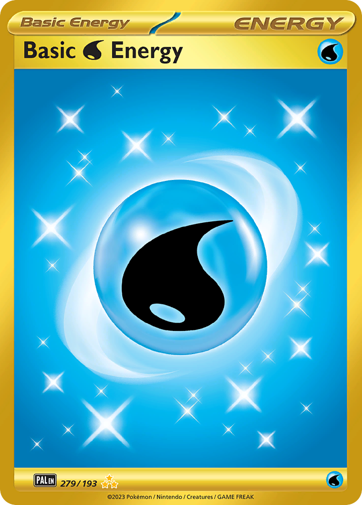 Basic Water Energy Pokémon card