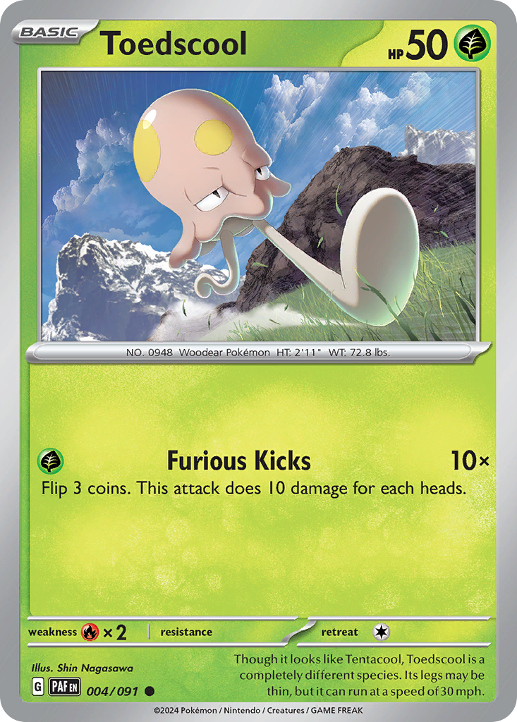 Toedscool Pokémon card