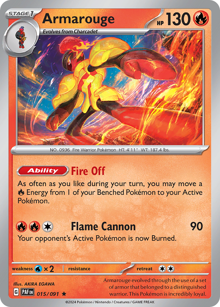 Armarouge Pokémon card