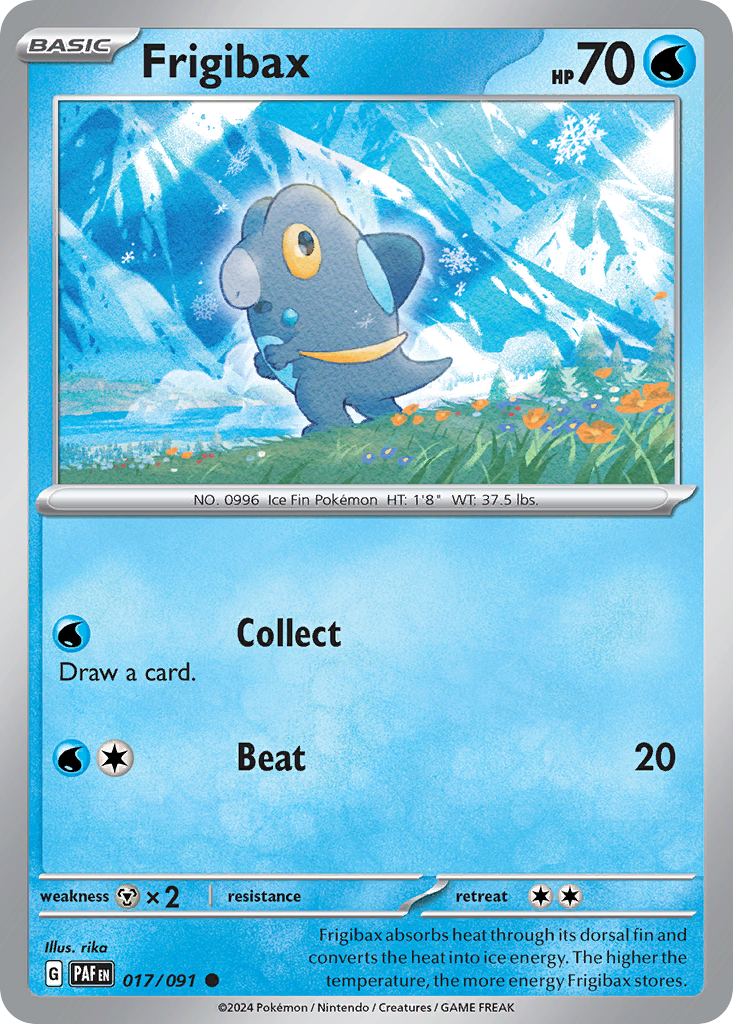 Frigibax Pokémon card