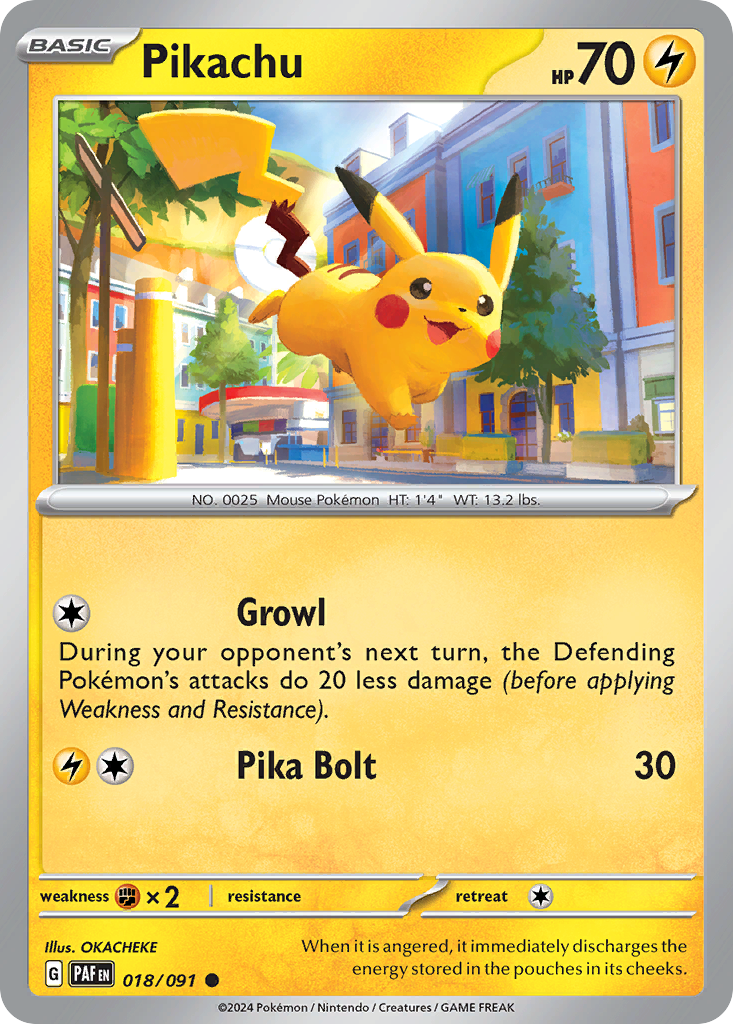 Pikachu Pokémon card
